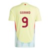 Original Fußballtrikot Spanien Gerard Moreno 9 Auswärtstrikot EURO 2024 Für Herren